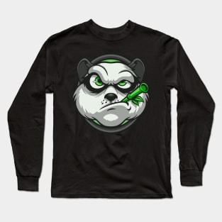 PANDA HEAD Long Sleeve T-Shirt